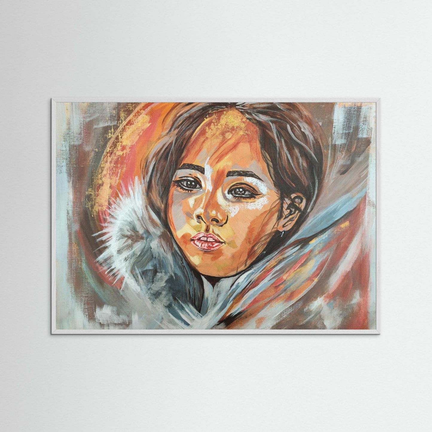 Golden Embrace of Consolation - Fine Art Print