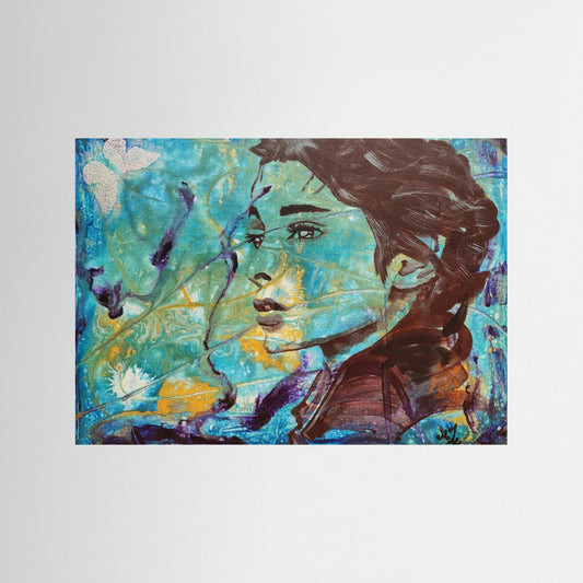 Mystical Lady Of Autumn - Fine Art Print