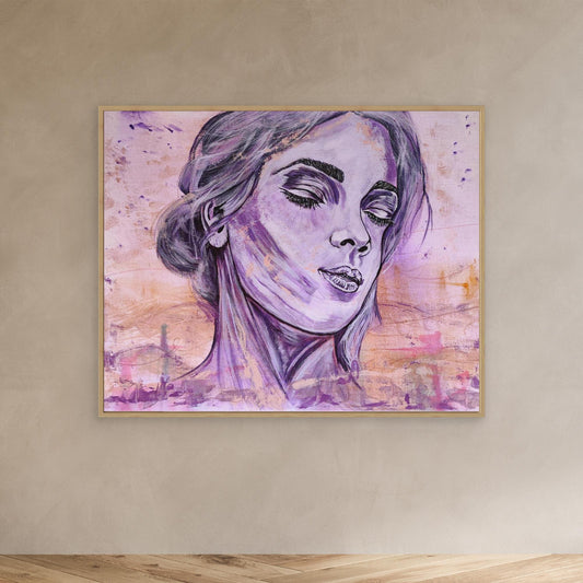 Floating in Light - Leinwanddruck