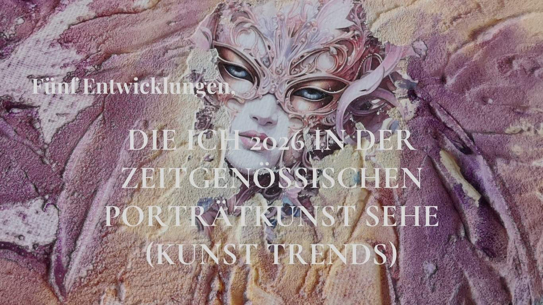 Fünf Entwicklungen, die ich 2026 in der zeitgenössischen Porträtkunst sehe (Kunst Trends). Artikel von Marika Junikajtes.