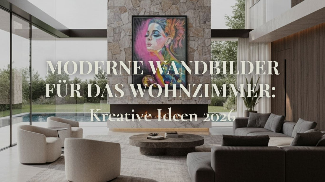 Moderne Wandbilder für das Wohnzimmer: Kreative Ideen 2026