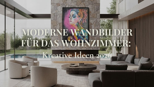 Moderne Wandbilder für das Wohnzimmer: Kreative Ideen 2026