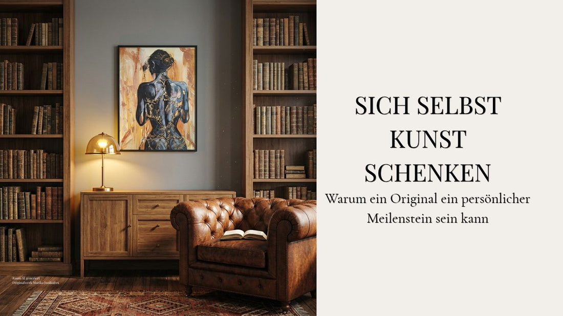 Sich selbst Kunst schenken: Warum ein Original ein persönlicher Meilenstein sein kann