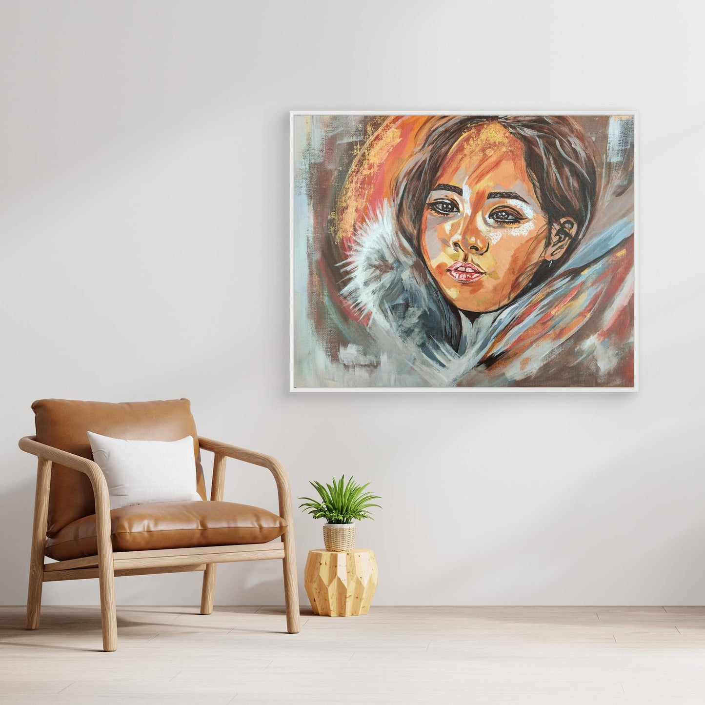 Golden Embrace of Consolation - Leinwanddruck