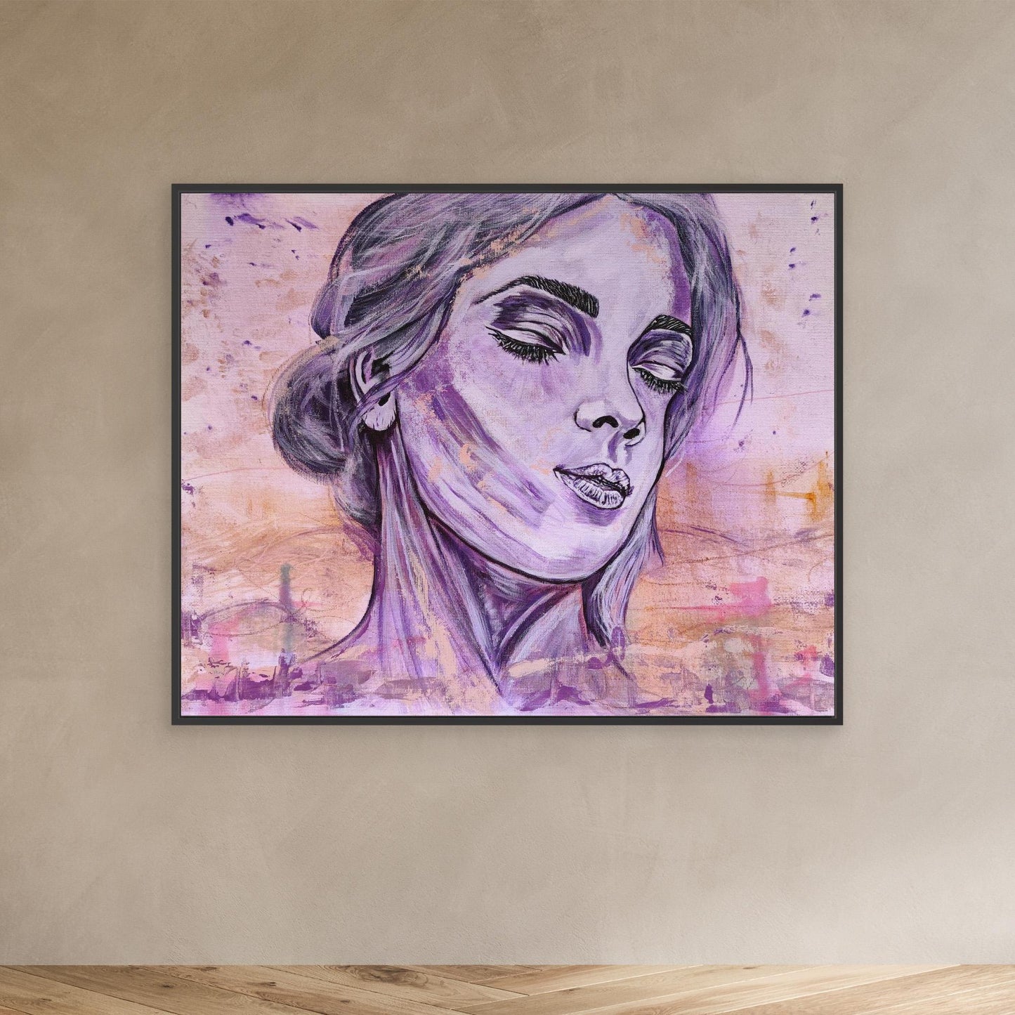 Floating in Light - Leinwanddruck