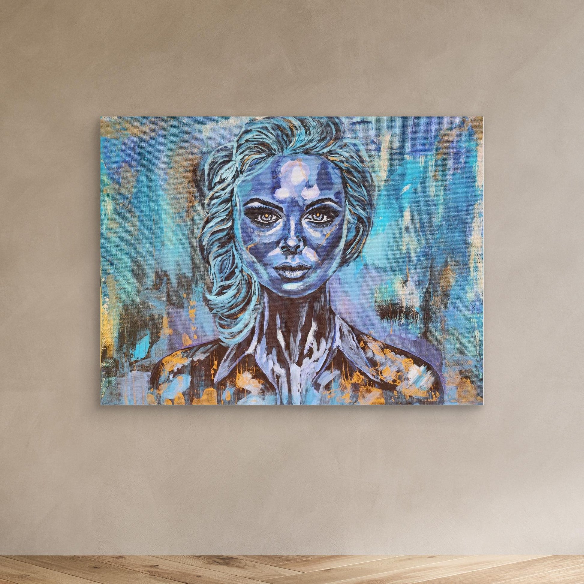 Against The Wall - Leinwanddruck