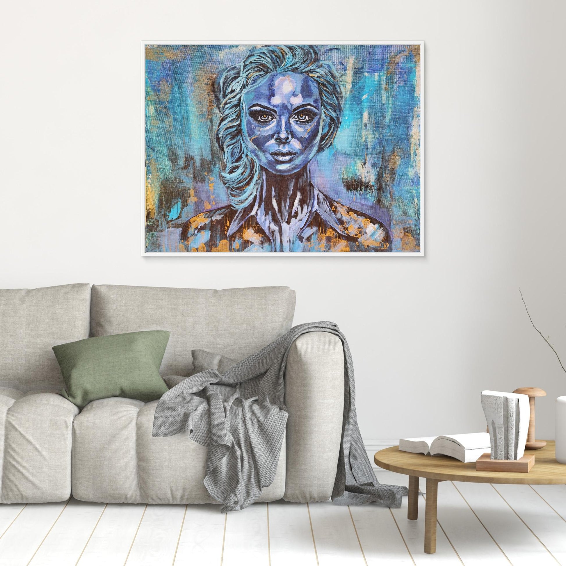 Against The Wall - Leinwanddruck