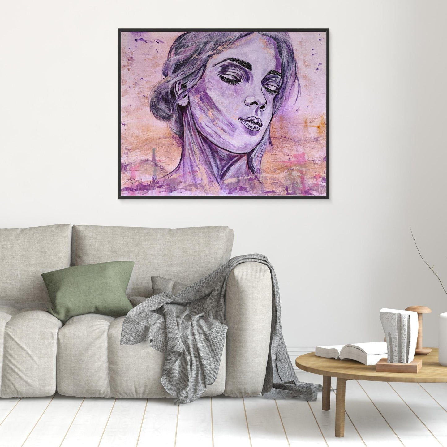 Floating in Light - Leinwanddruck