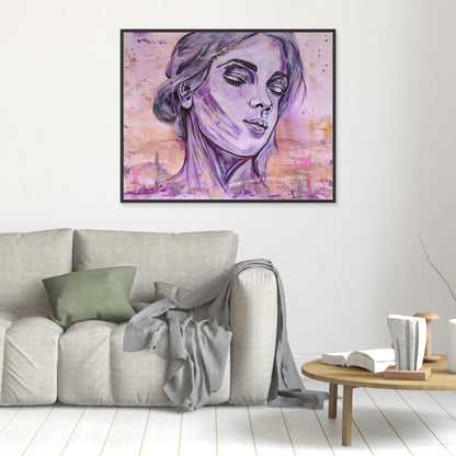 Floating in Light - Leinwanddruck