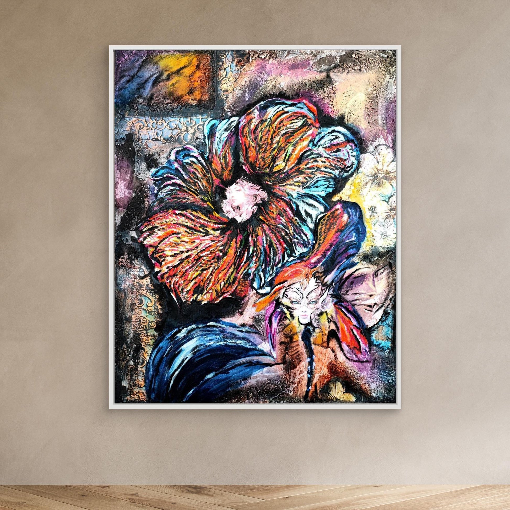 She Plays With Fire- Leinwanddruck