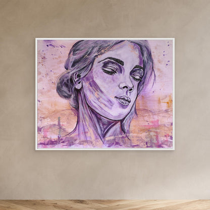 Floating in Light - Leinwanddruck