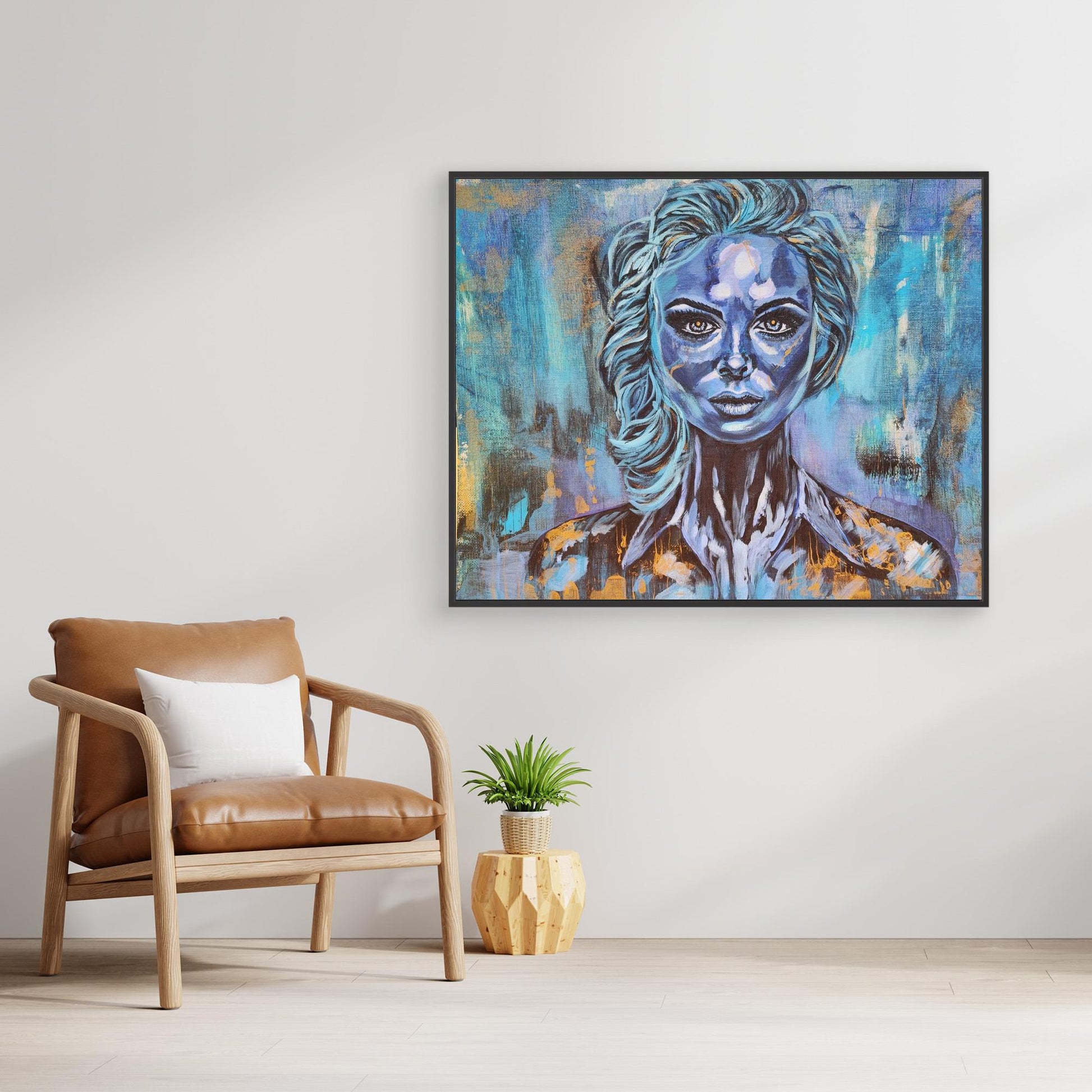 Against The Wall - Leinwanddruck