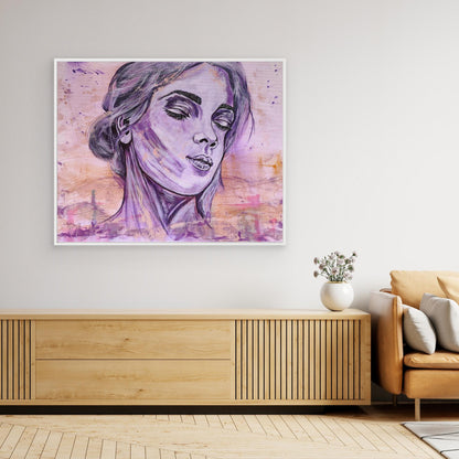 Floating in Light - Leinwanddruck