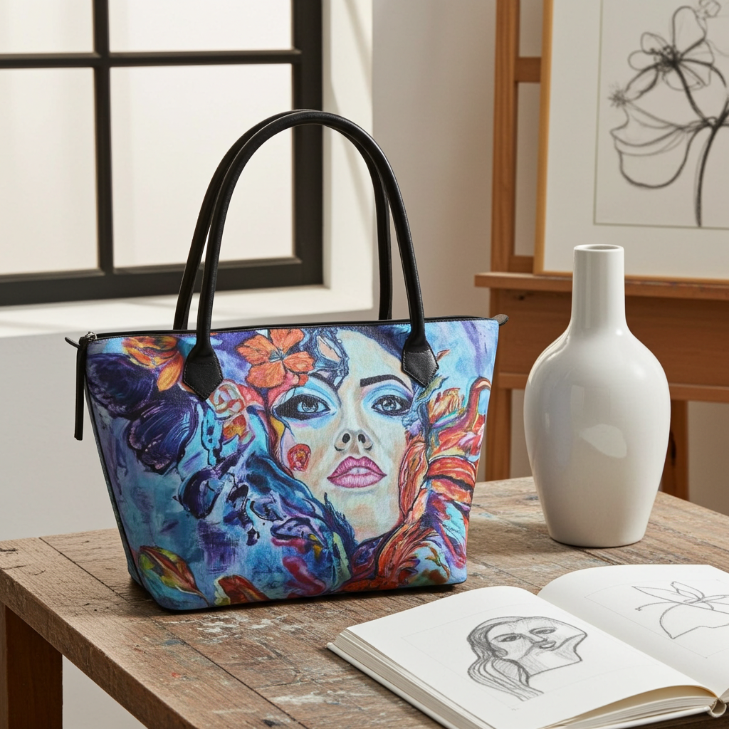 Designer Henkeltasche Rising Into Freedom