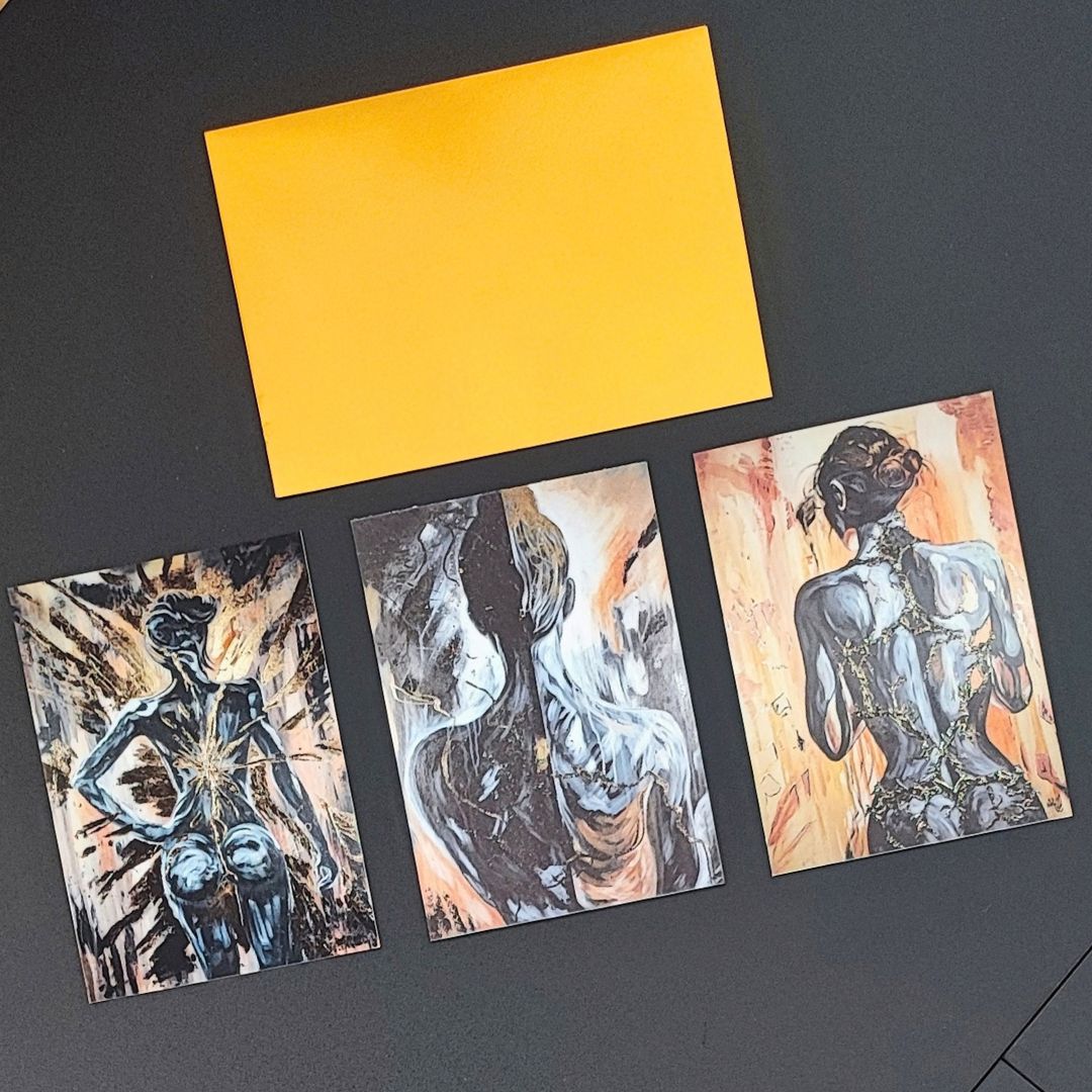 Kintsugi Art Cards | Set of 3