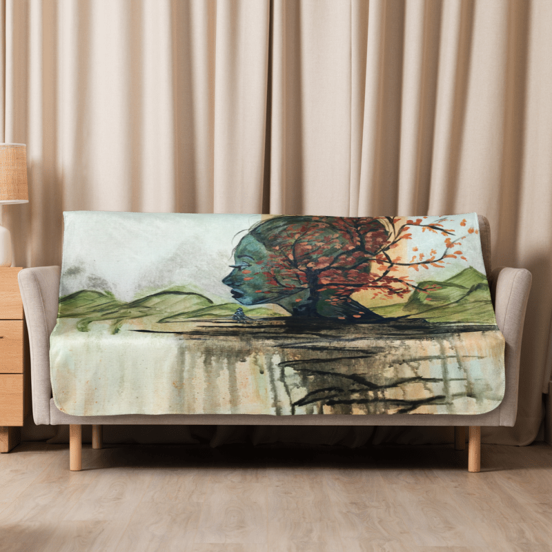 Chromatic Souls Sherpa Decke Balance (September)