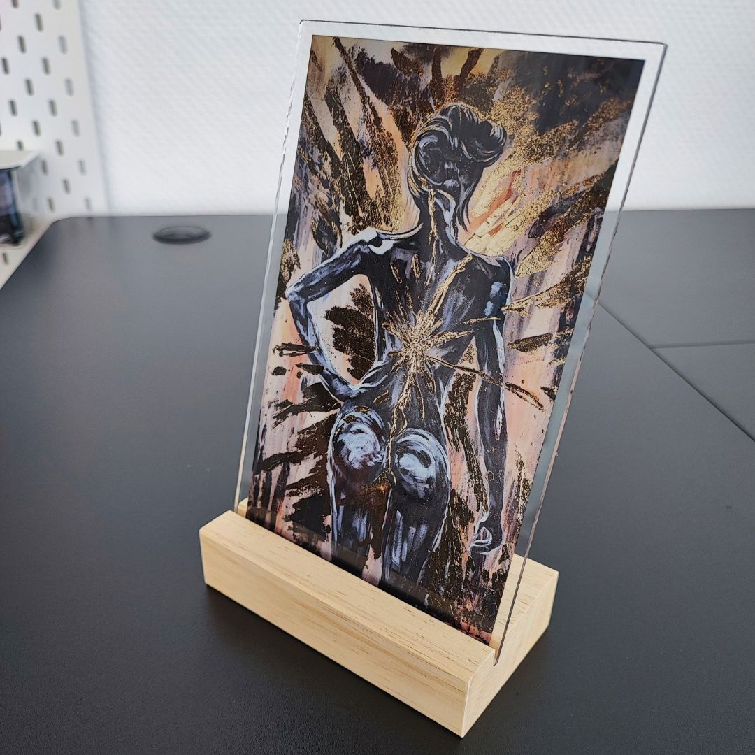 The Radiant Uprising | Acrylic Art Object