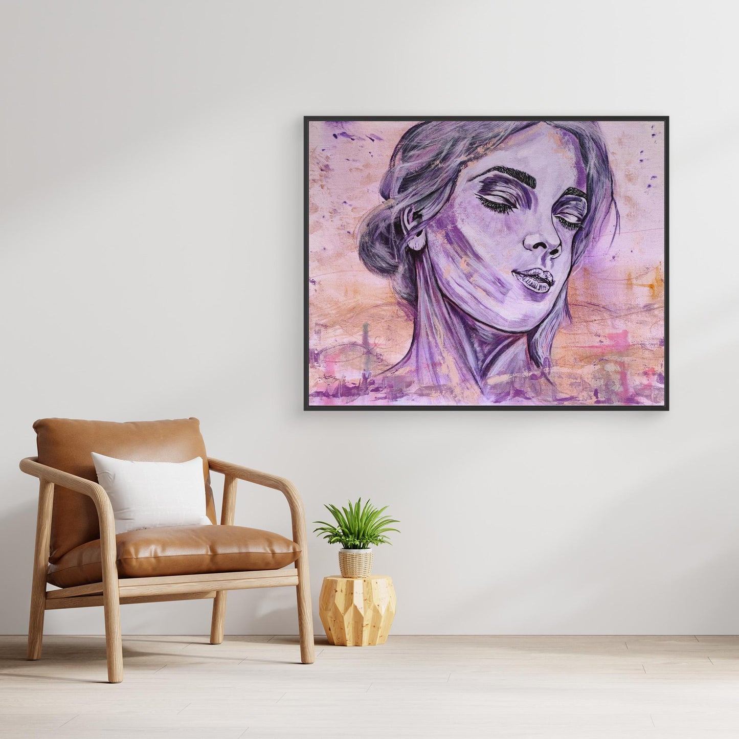 Floating in Light - Leinwanddruck