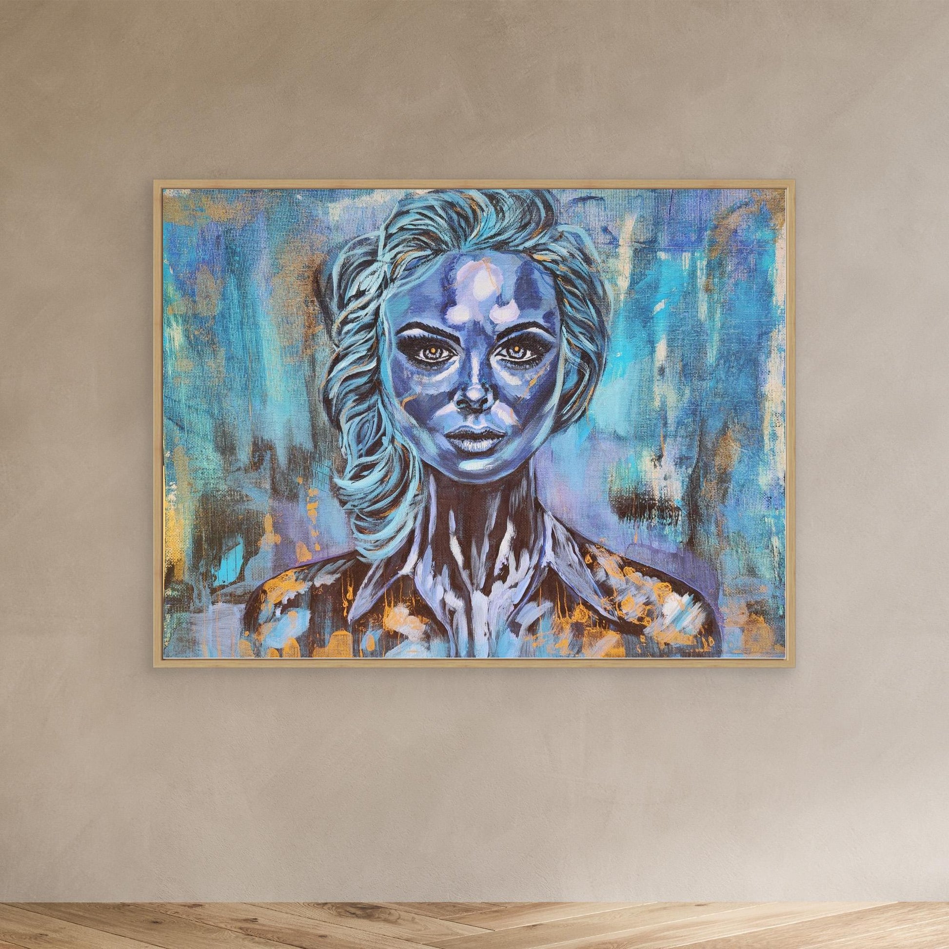 Against The Wall - Leinwanddruck