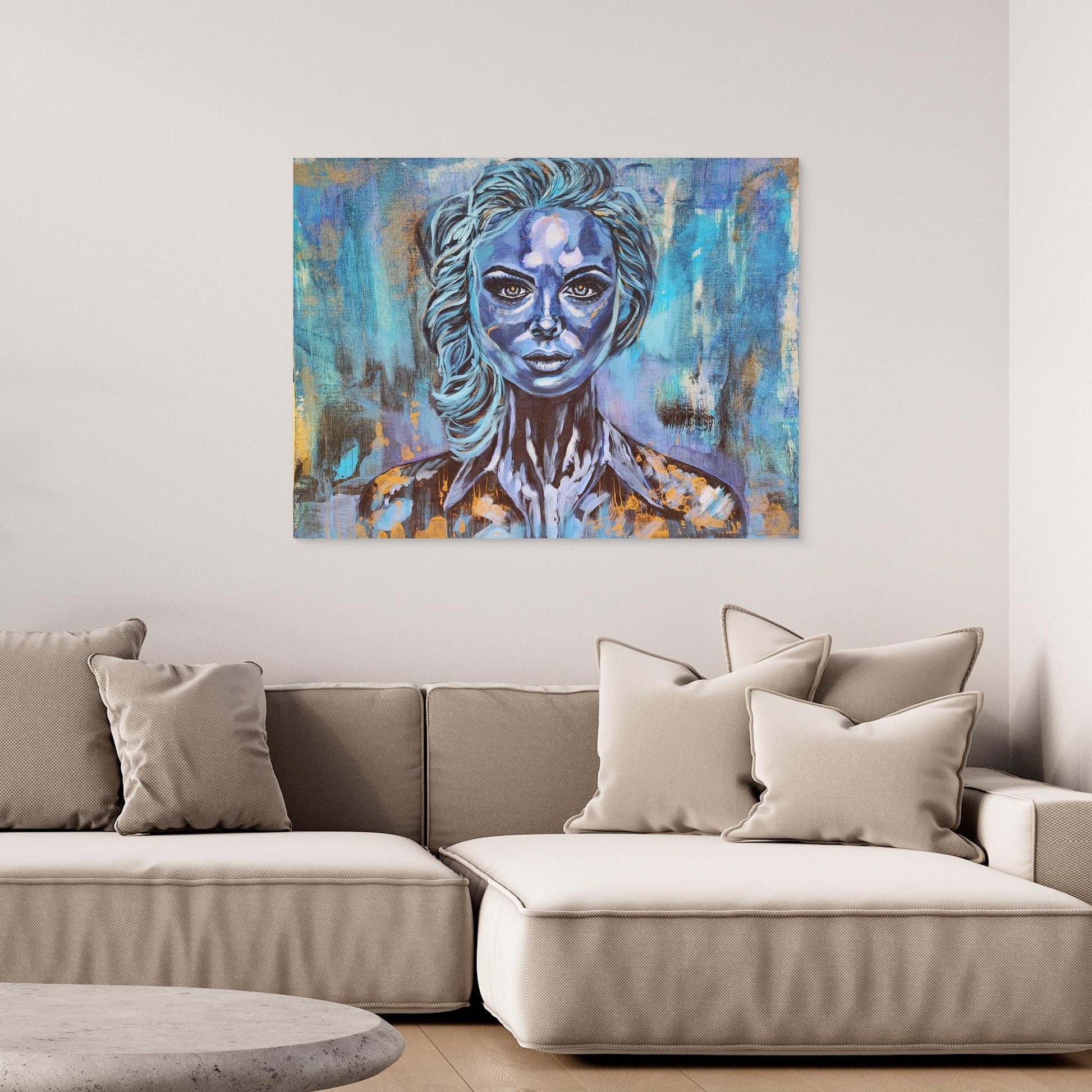 Against The Wall - Leinwanddruck