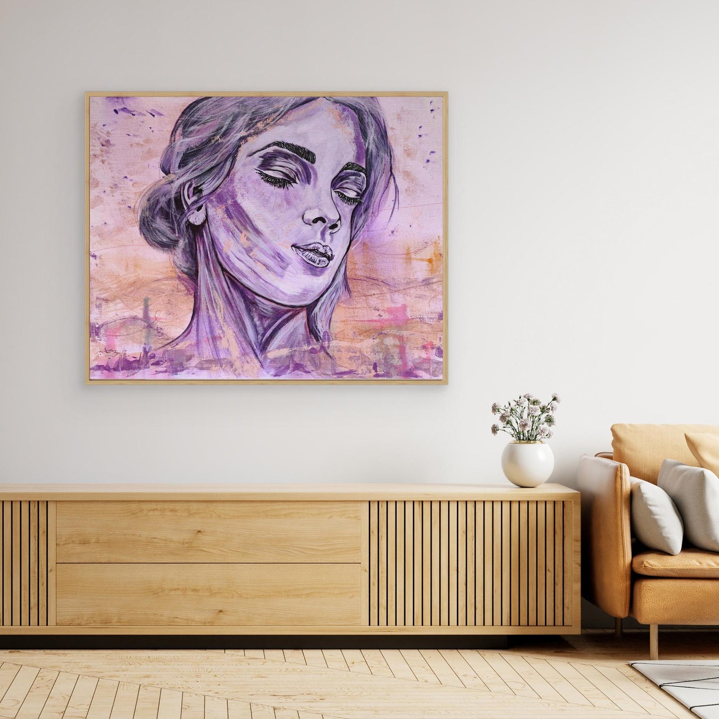 Floating in Light - Leinwanddruck