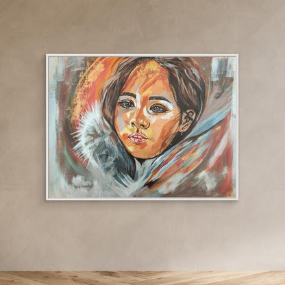 Golden Embrace of Consolation - Leinwanddruck