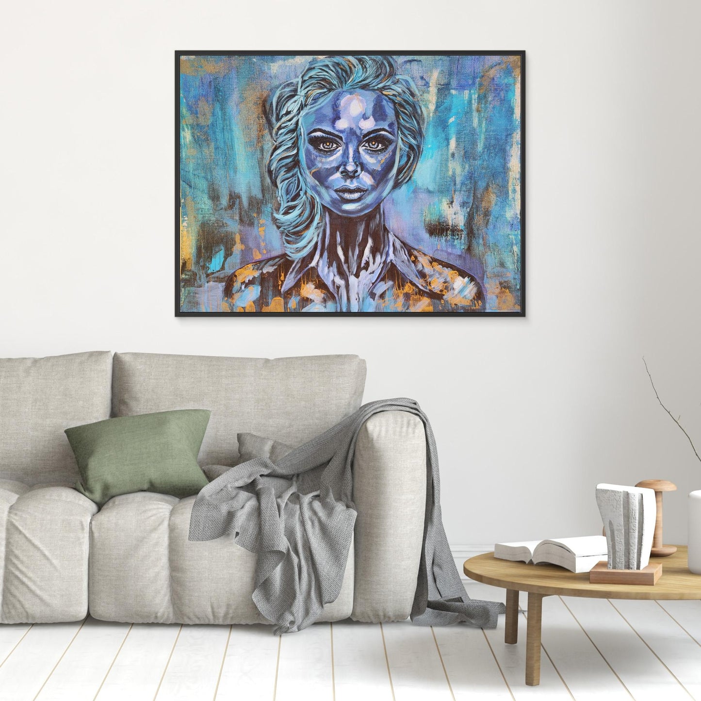 Against The Wall - Leinwanddruck