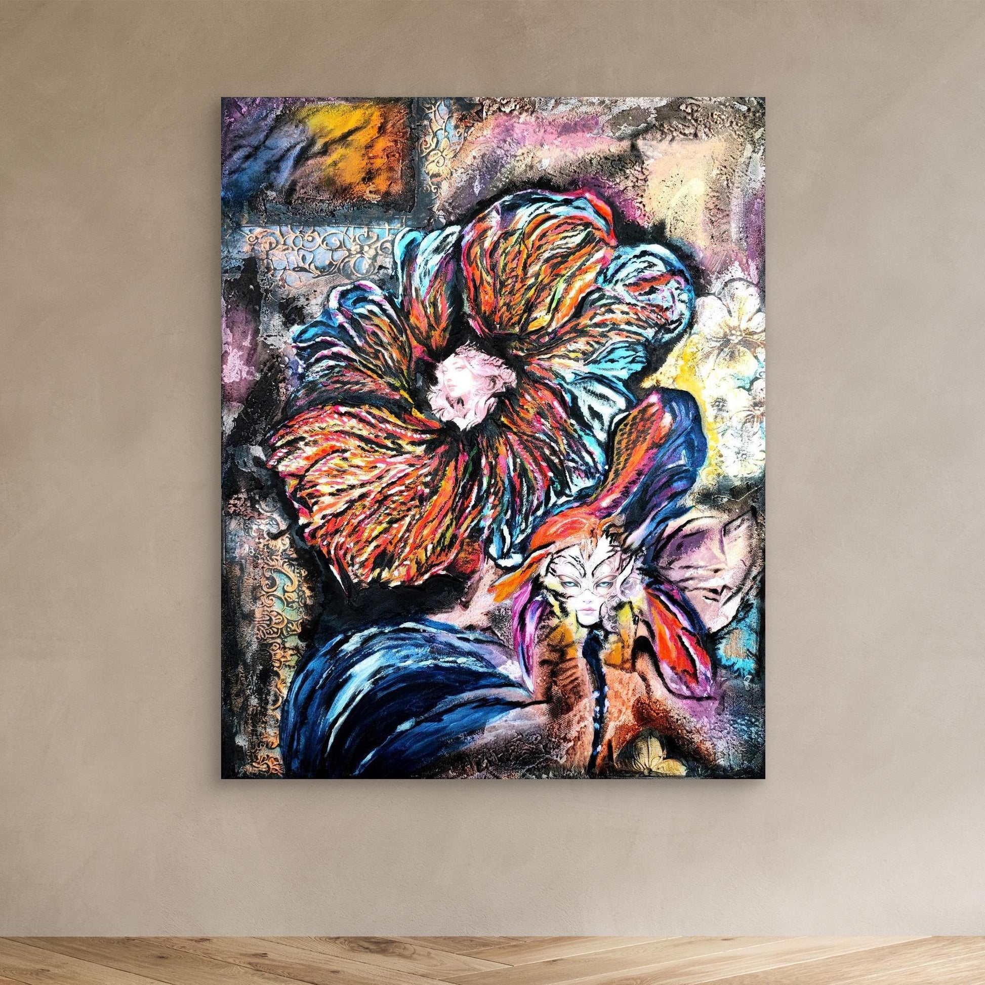 She Plays With Fire- Leinwanddruck