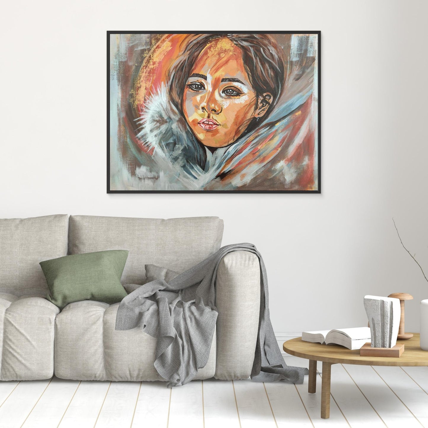 Golden Embrace of Consolation - Leinwanddruck