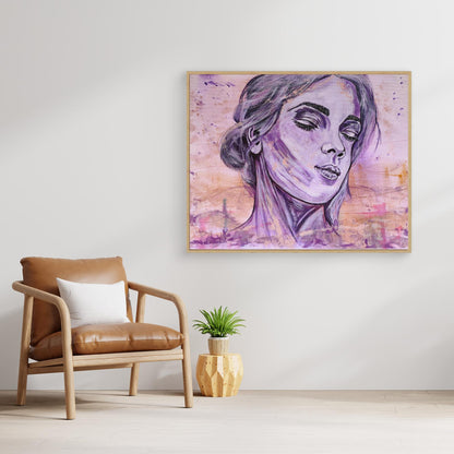 Floating in Light - Leinwanddruck