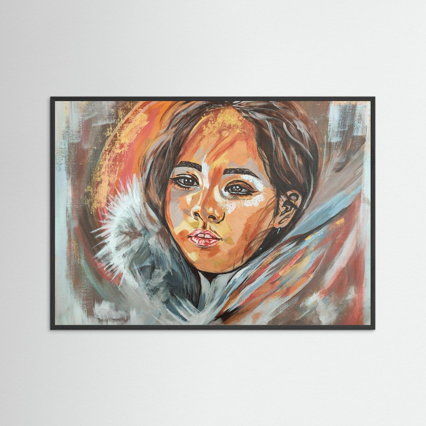 Golden Embrace of Consolation - Fine Art Print