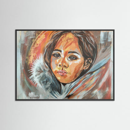 Golden Embrace of Consolation - Fine Art Print