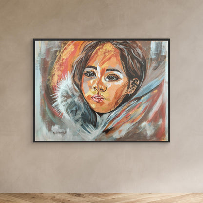 Golden Embrace of Consolation - Leinwanddruck