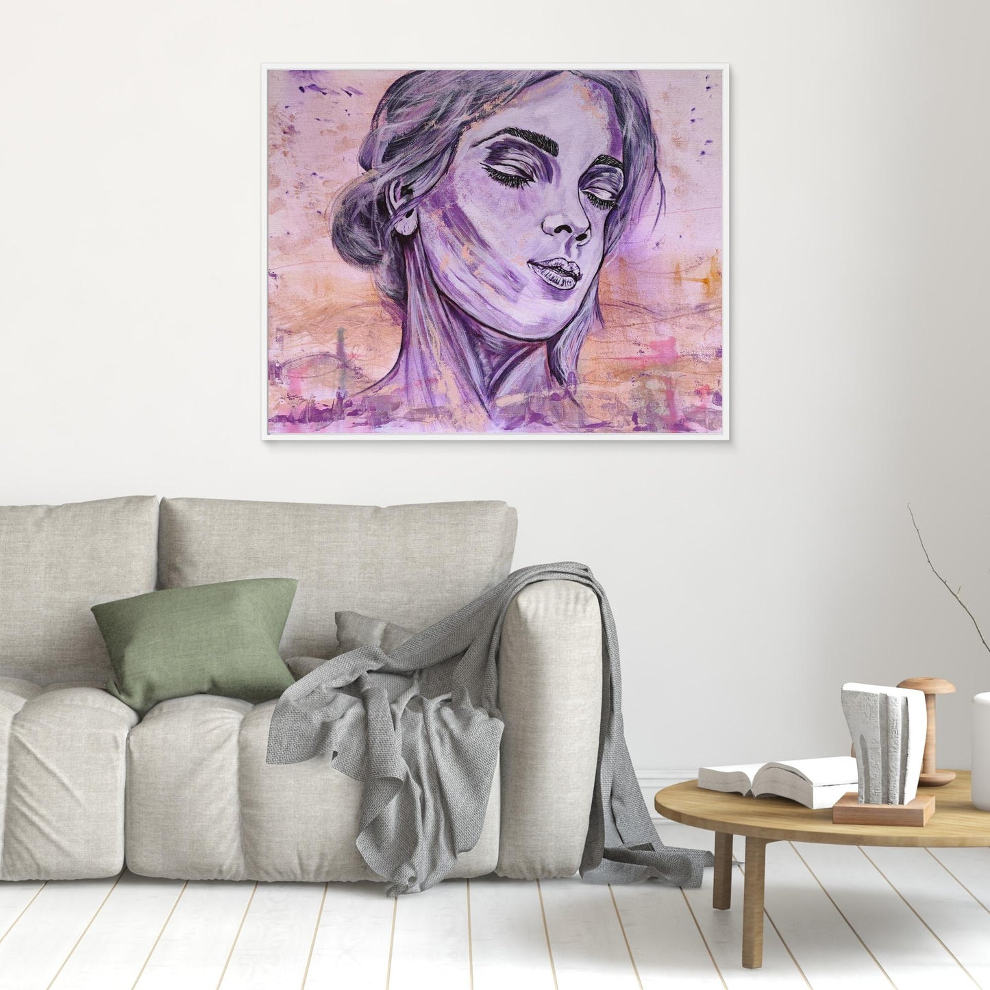 Floating in Light - Leinwanddruck