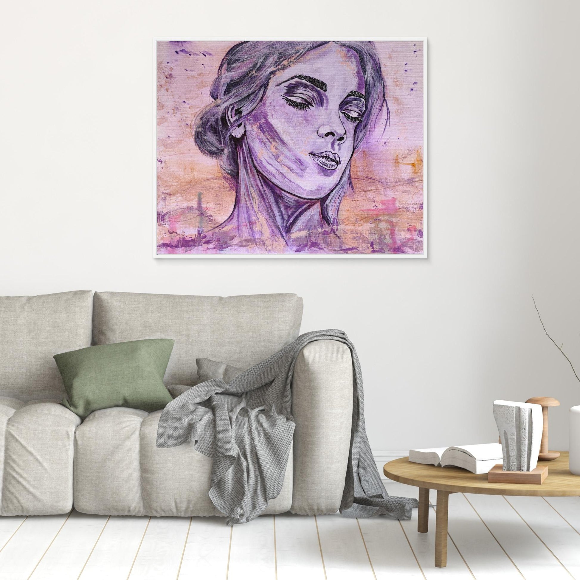 Floating in Light - Leinwanddruck