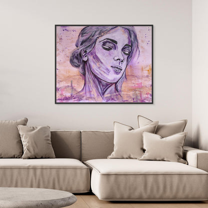 Floating in Light - Leinwanddruck