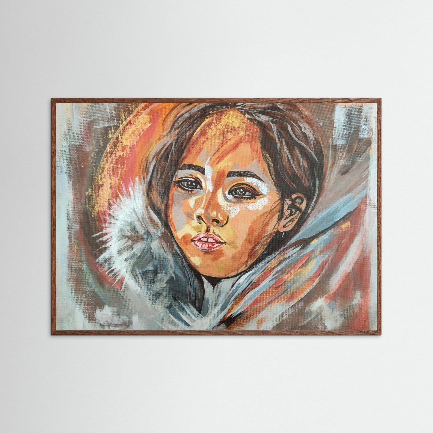 Golden Embrace of Consolation - Fine Art Print