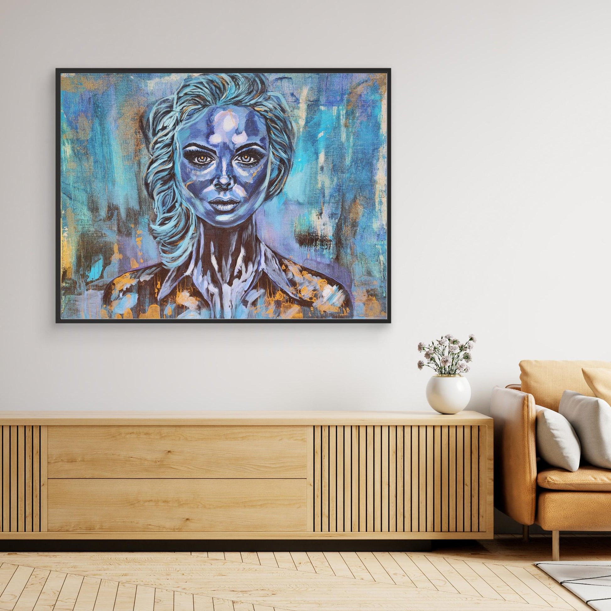 Against The Wall - Leinwanddruck