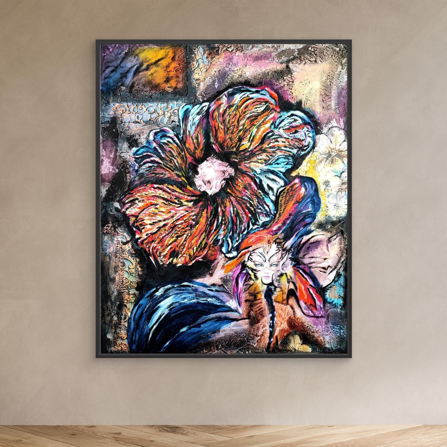 She Plays With Fire- Leinwanddruck