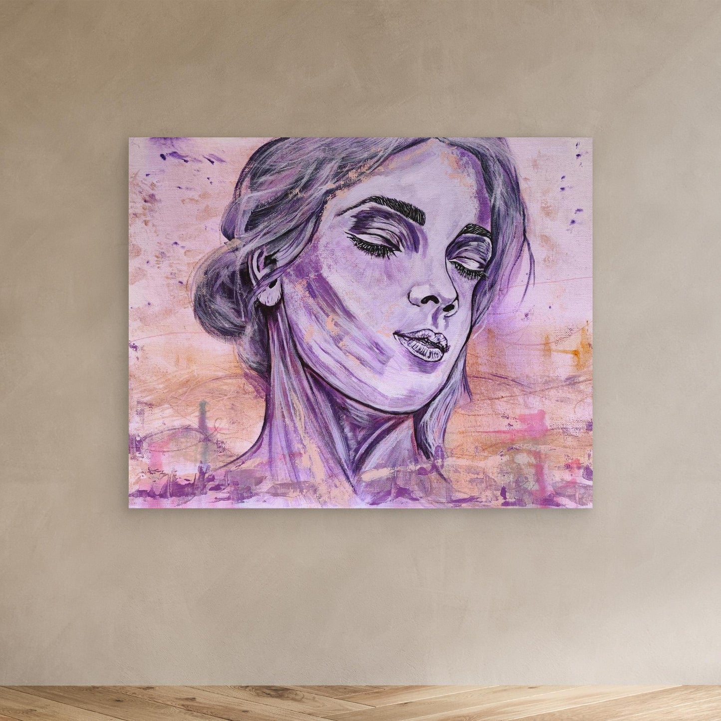 Floating in Light - Leinwanddruck