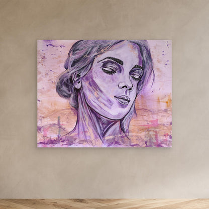 Floating in Light - Leinwanddruck