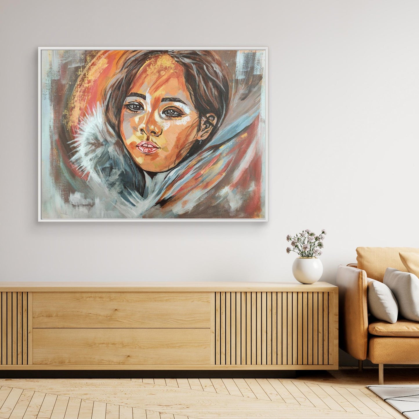 Golden Embrace of Consolation - Leinwanddruck